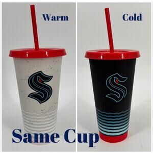 Seattle Kraken x Starbucks Color Changing Cup Reusable ONE Single 2026 vs Bruins
